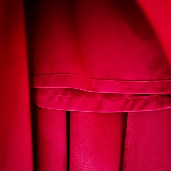 EXPRESS high low folded ruffled wrap skirt in Maroon -  Size: 0 - Picture 7 of 9